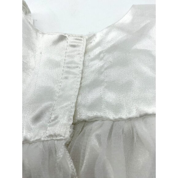 Build A Bear Party Dress White Sequin Evening Flowers Floral Wedding 2011 - Picture 3 of 5